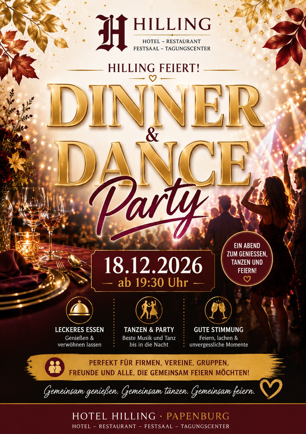 Dinner &amp; Dance