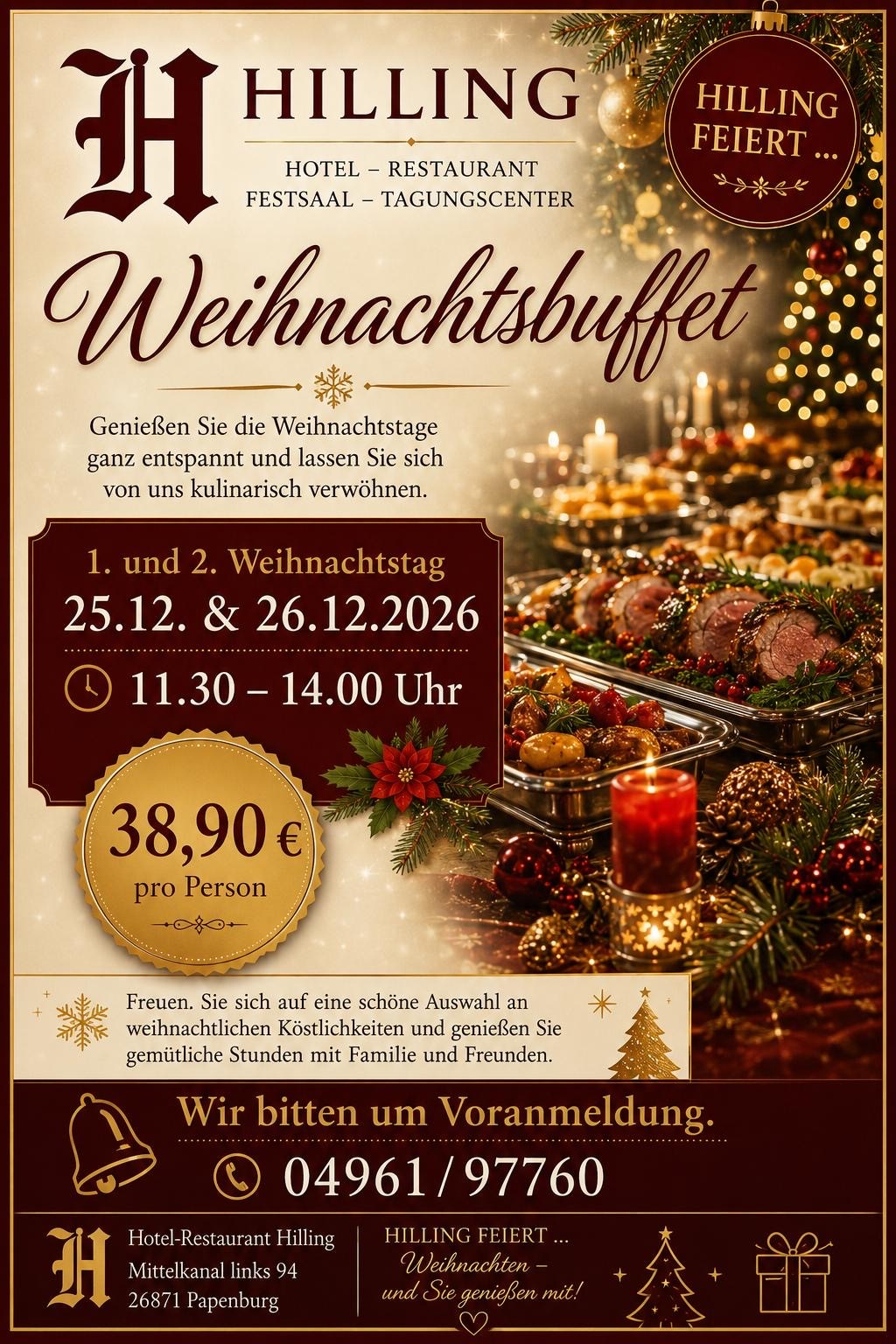 Weihnachtsbuffet